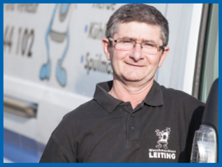Waldemar Wik vom LEITING Technik-Team